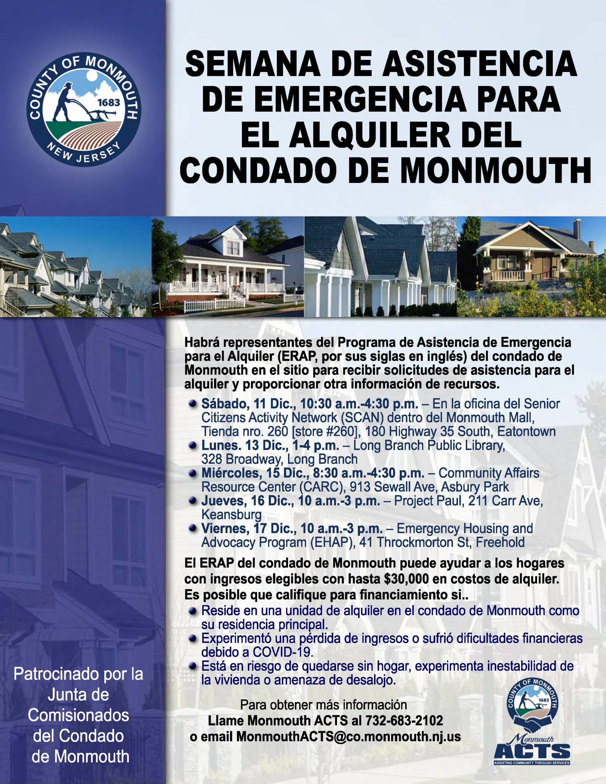 Monmouth County Emergency Rental Assistance Week Spring Lake Heights